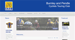 Desktop Screenshot of burnleyandpendlectc.co.uk